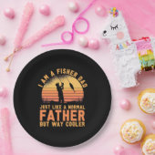 Fisher I bin ein Fisher Vater Pappteller (Party)
