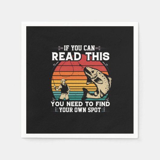 Fisher If You Can Read This Serviette (Vorderseite)