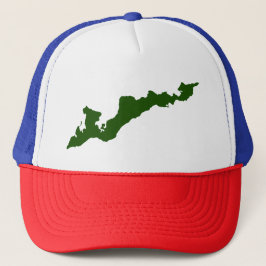 Fisher Island Trucker Hat - Green Truckerkappe