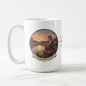 Fisher Man mug gift with custom Text  Kaffeetasse (Links)