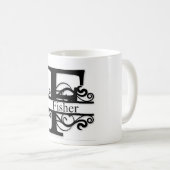 Fisher Monogram Kaffeetasse (VorderseiteRechts)