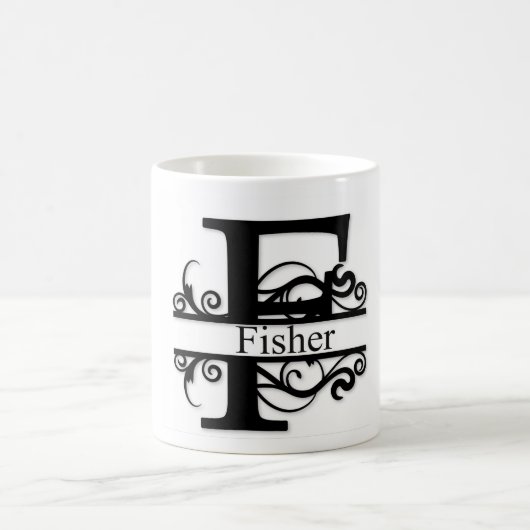 Fisher Monogram Kaffeetasse (Mittel)