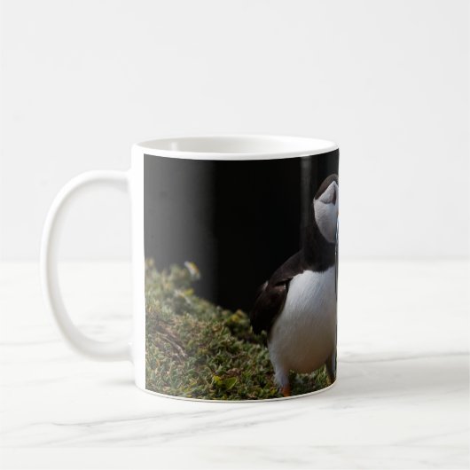 Fisher-Papageientaucher Kaffeetasse (Links)