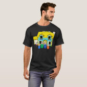 Fisher Price Kleine Leute Familie mit gelbem Hous T-Shirt (Vorne ganz)