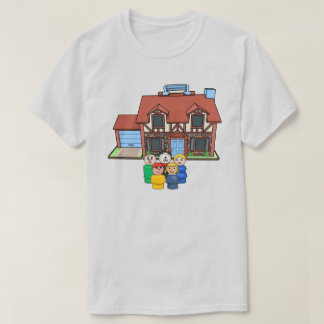 Fisher Price Kleine Leute Familie mit Tudor House T-Shirt