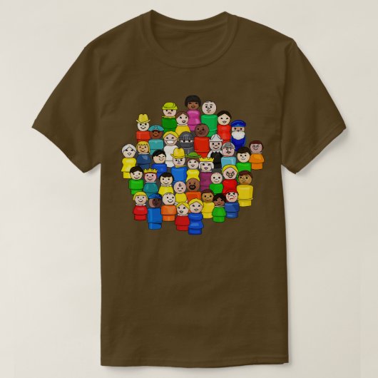 Fisher Price Kleine Leute vereinen T-Shirt (Design vorne)