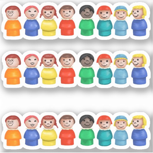 Fisher Price Little Girls Aufkleber (Vorderseite)