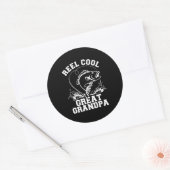 Fisher Reel Cool Great Opa Runder Aufkleber (Umschlag)