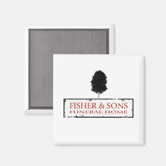 Fisher & Sons Beerdigung Zuhause Magnet (Vorderseite/Rückseite)