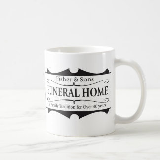 Fisher- u. Sohn-Begräbnis-Zuhause Kaffeetasse