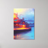 Fisher Village Canvas Print Leinwanddruck (Vorderseite)