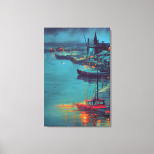 Fisher Village Canvas Print Leinwanddruck