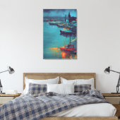 Fisher Village Canvas Print Leinwanddruck (Insitu (Schlafzimmer))