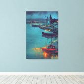 Fisher Village Canvas Print Leinwanddruck (Insitu (Holzboden))