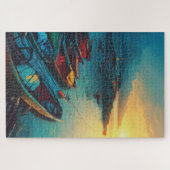 Fisher Village Jigsaw Puzzle (Horizontal)