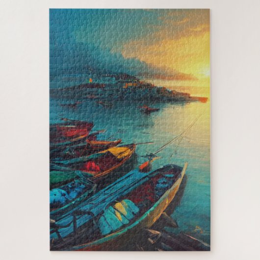 Fisher Village Jigsaw Puzzle (Vertikal)