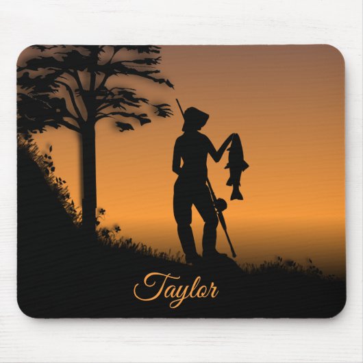 Fisher Woman bei Dusk Personal Mousepad (Vorne)