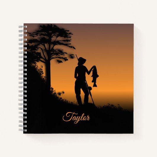 Fisher Woman bei Dusk Personal Notizblock (Vorderseite)