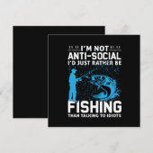 Fisher würde ich einfach fischen einladung (Vorne/Hinten)
