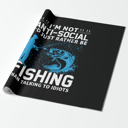 Fisher würde ich einfach fischen geschenkpapier (Ungerollt)