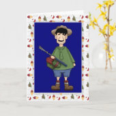 Fisherman 4 Vatertag Blankokarte Karte (Gelbe Blume)