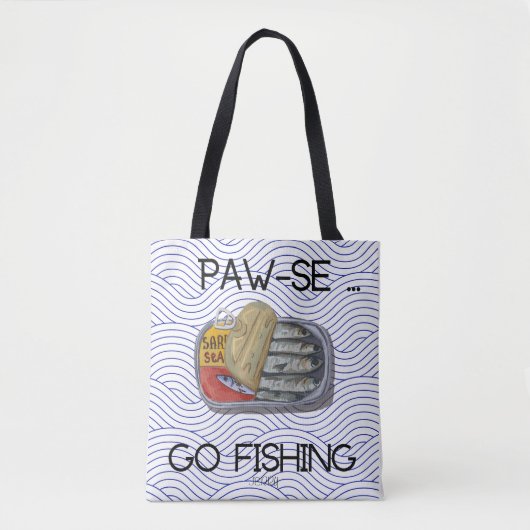 Fisherman Aesthetic for Pet Lovers Tasche (Vorderseite)