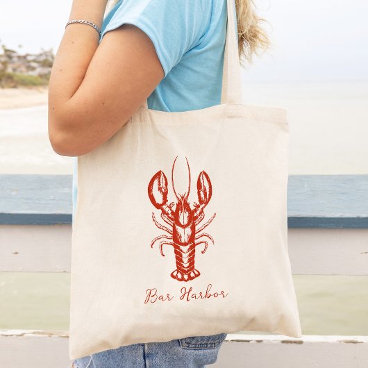 Fisherman Aesthetic Maine Lobster Custom Tragetasche