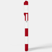 Fisherman Aesthetic Red Striping Case-Mate iPhone Hülle (Rückseite / Links)