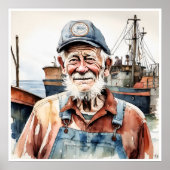 Fisherman - Archival Art Print Poster (Vorne)