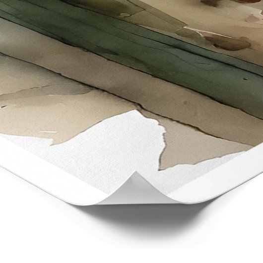 Fisherman - Archival Art Print Poster (Ecke)