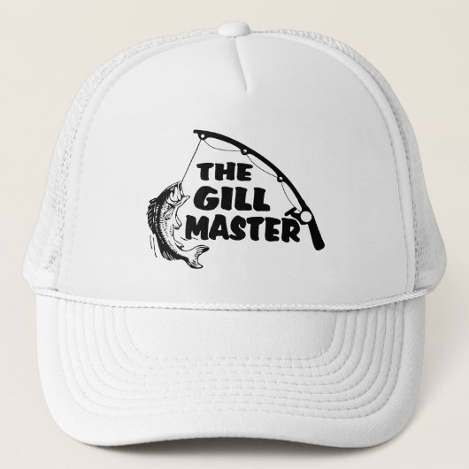 Fisherman As The Gill Master Trucker Hat Truckerkappe (Vorderseite)