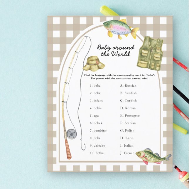 Fisherman Baby Dusche - Baby rund um das Weltspiel (Von Creator hochgeladen)