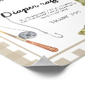 Fisherman Baby Dusche - Windpreisraffinerie Poster (Ecke)