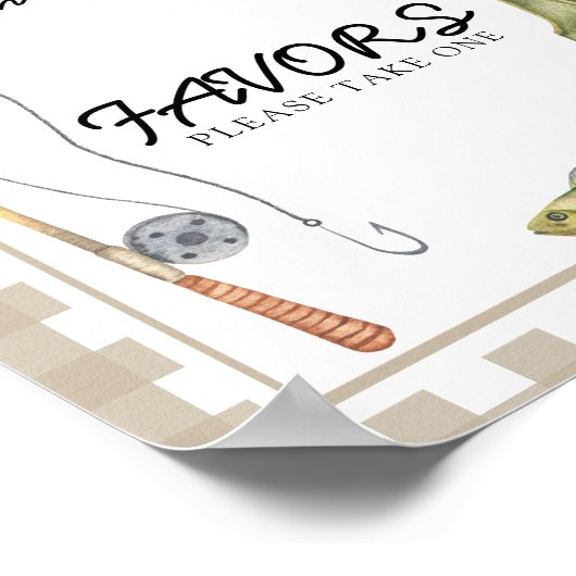 Fisherman Baby Duschfavoriten Poster (Ecke)