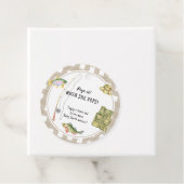 Fisherman Baby Shower - Pop! Wenn sie Pop Geschenkanhänger (Beispiel)