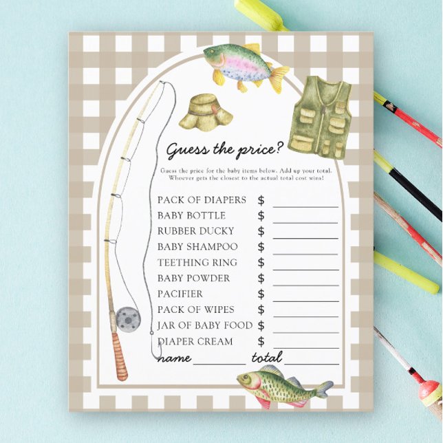 Fisherman Babydusche - Rate mal den Preis! Spiel (Von Creator hochgeladen)