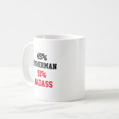 Fisherman Badass Kaffeetasse (Vorderseite Links)