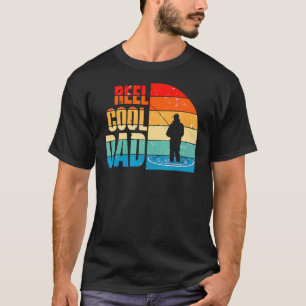 Fisherman Daddy Mens Reel Cooler Vater Vatertag T-Shirt