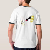 Fisherman Design T-Shirt (Schwarz voll)