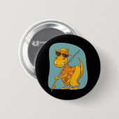Fisherman Dinosaur Button (Vorne & Hinten)