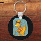 Fisherman Dinosaur Schlüsselanhänger (Vorderseite)