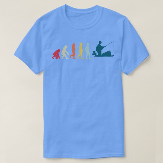Fisherman Evolutiob Gabe Fischen T-Shirt (Design vorne)