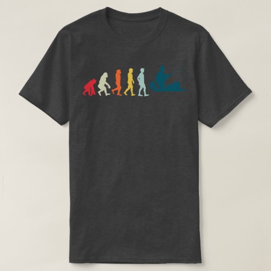 Fisherman Evolutiob Gabe Fischen T-Shirt (Design vorne)