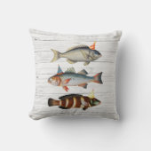 Fisherman Fish Hat Fun Kissen (Vorderseite)