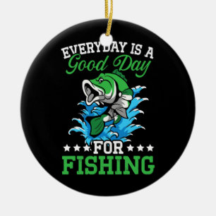 Fisherman Fish Lover Life Fish Keramik Ornament