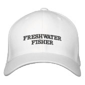 Fisherman Fisherman Fisherman Fischfishing Hat Bestickte Baseballkappe (Vorderseite)