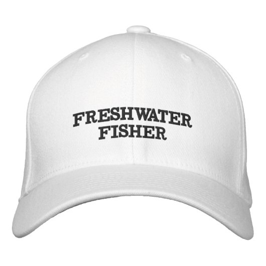 Fisherman Fisherman Fisherman Fischfishing Hat Bestickte Baseballkappe (Vorderseite)