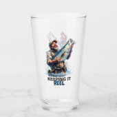 Fisherman Fishing Vater Glas (Vorderseite)