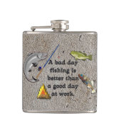 Fisherman-Flasche Flachmann (Vorderseite)