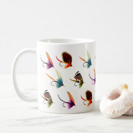 Fisherman Fly Fishing Flies  Kaffeetasse